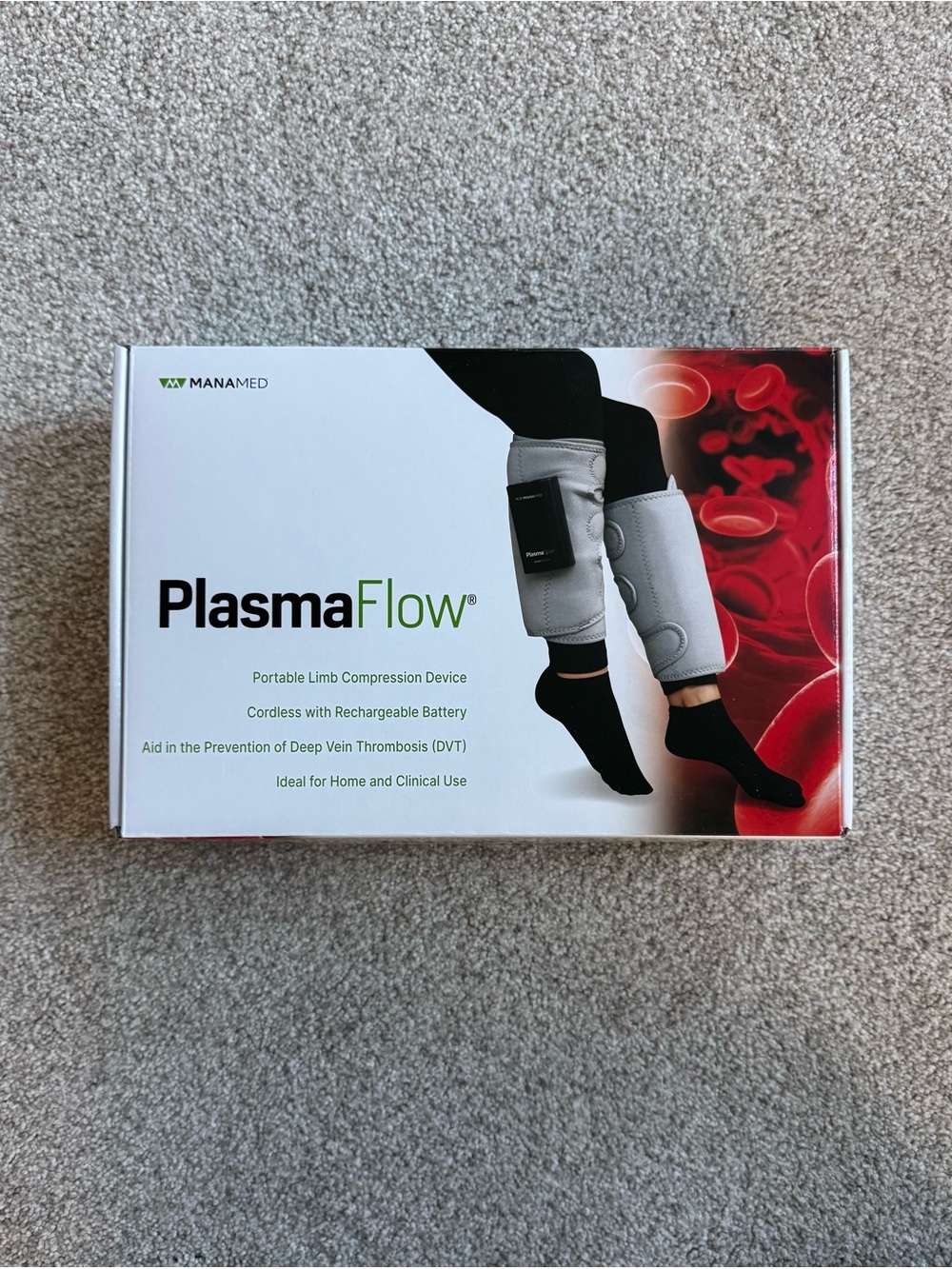 Plasma Flow PF001 Thrombosis DVT Prevention with Charger
